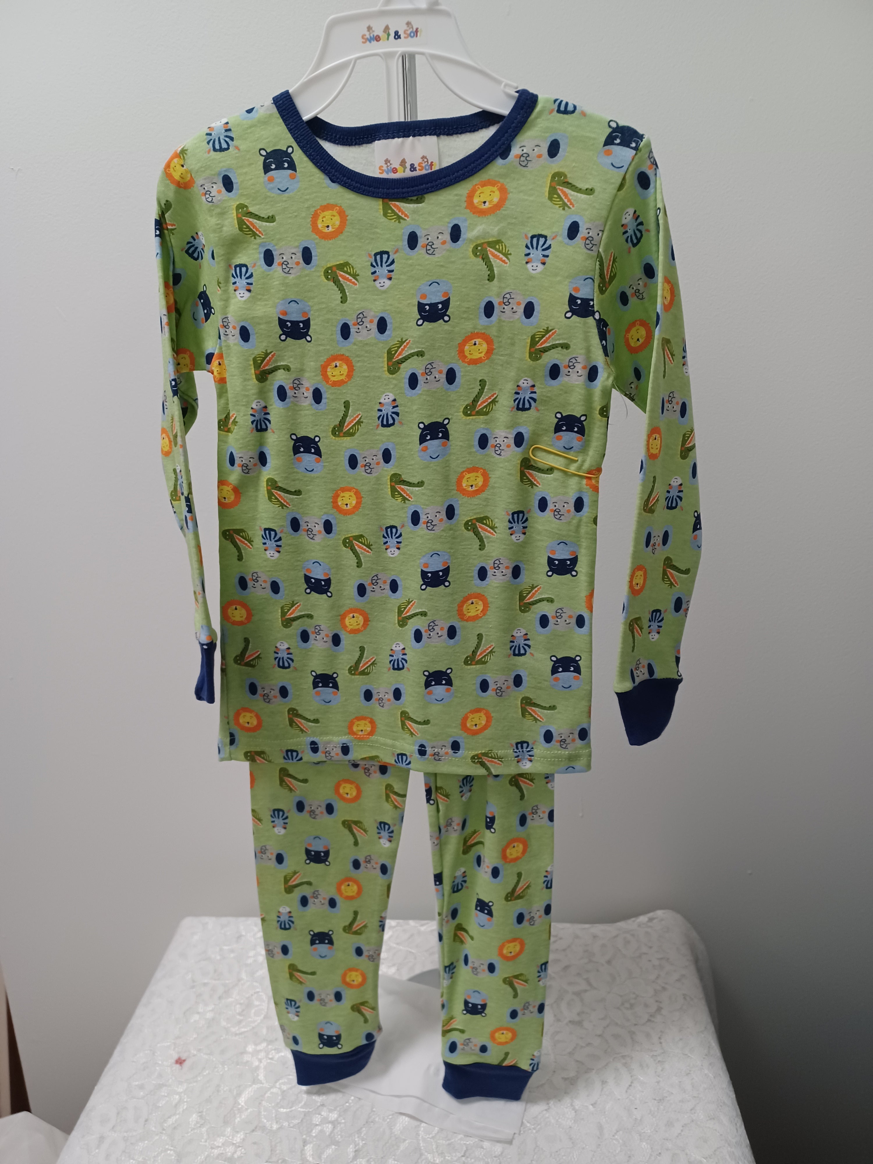 Green Animal Pajamas